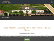 Tablet Screenshot of hotel-unter-den-linden.com